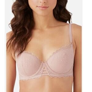 b.tempt'd by Wacoal NEW Size 32D Pink No Strings Attached Contour Bra 953284
